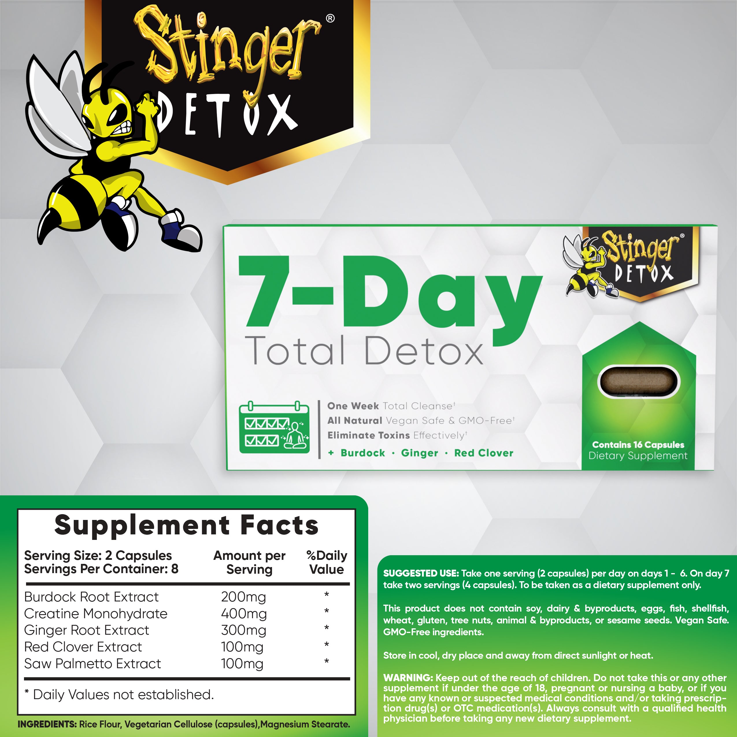 Stinger 7-Day Total Detox Permanent Cleanser
