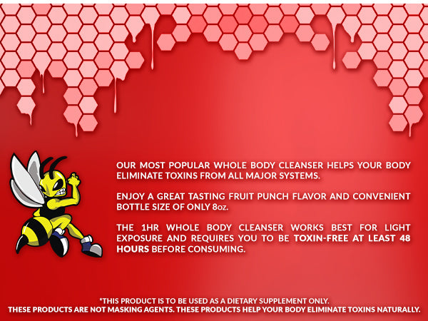 Stinger Whole Body Cleanser 1 Hr. | Fruit Punch | 8 OZ