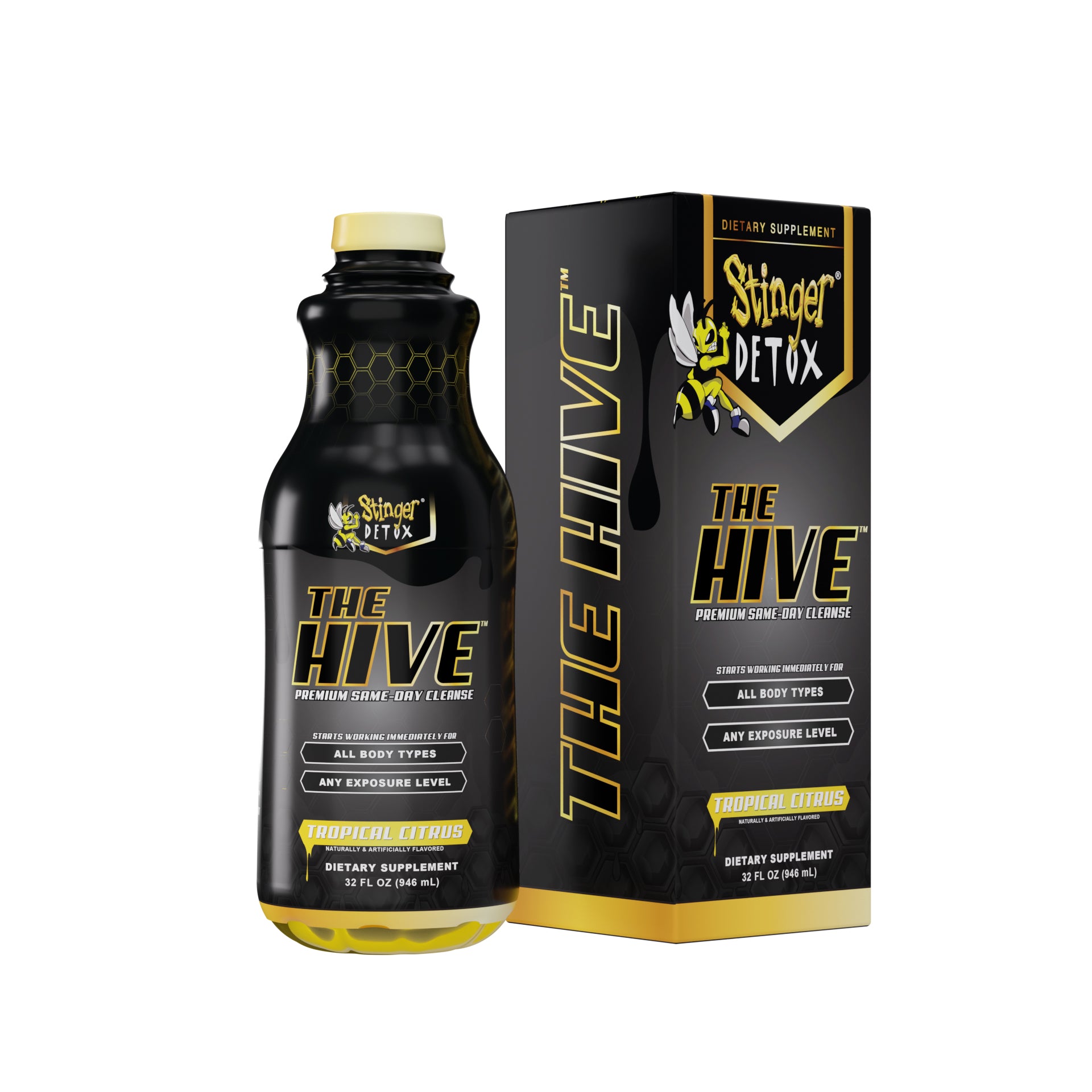 Stinger THE HIVE Premium Same-Day Cleanse | Tropical Citrus | 32 OZ