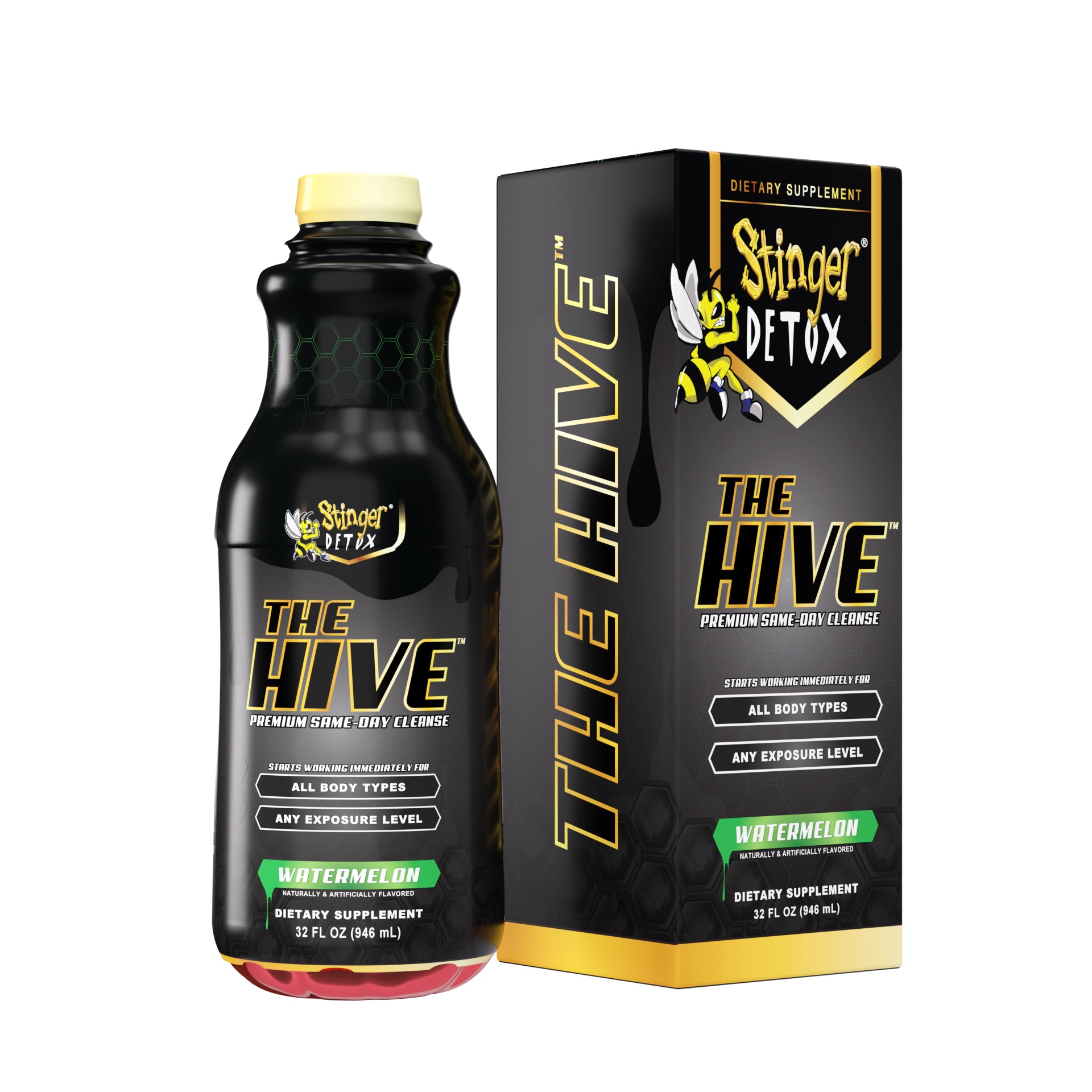 Stinger THE HIVE Premium Same-Day Cleanse | Watermelon | 32 OZ