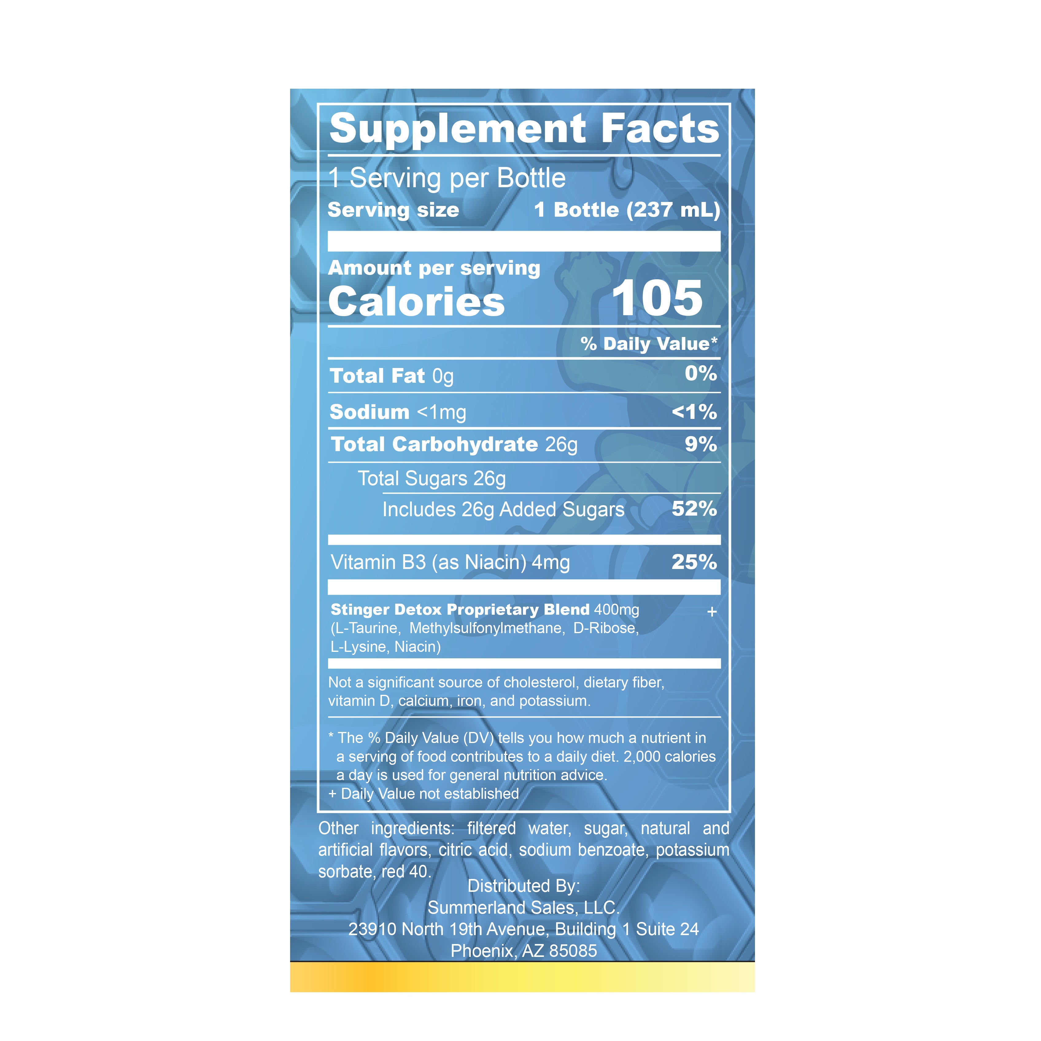 Stinger Whole Body Cleanser 1 Hr. | Pink Lemonade | 8 OZ