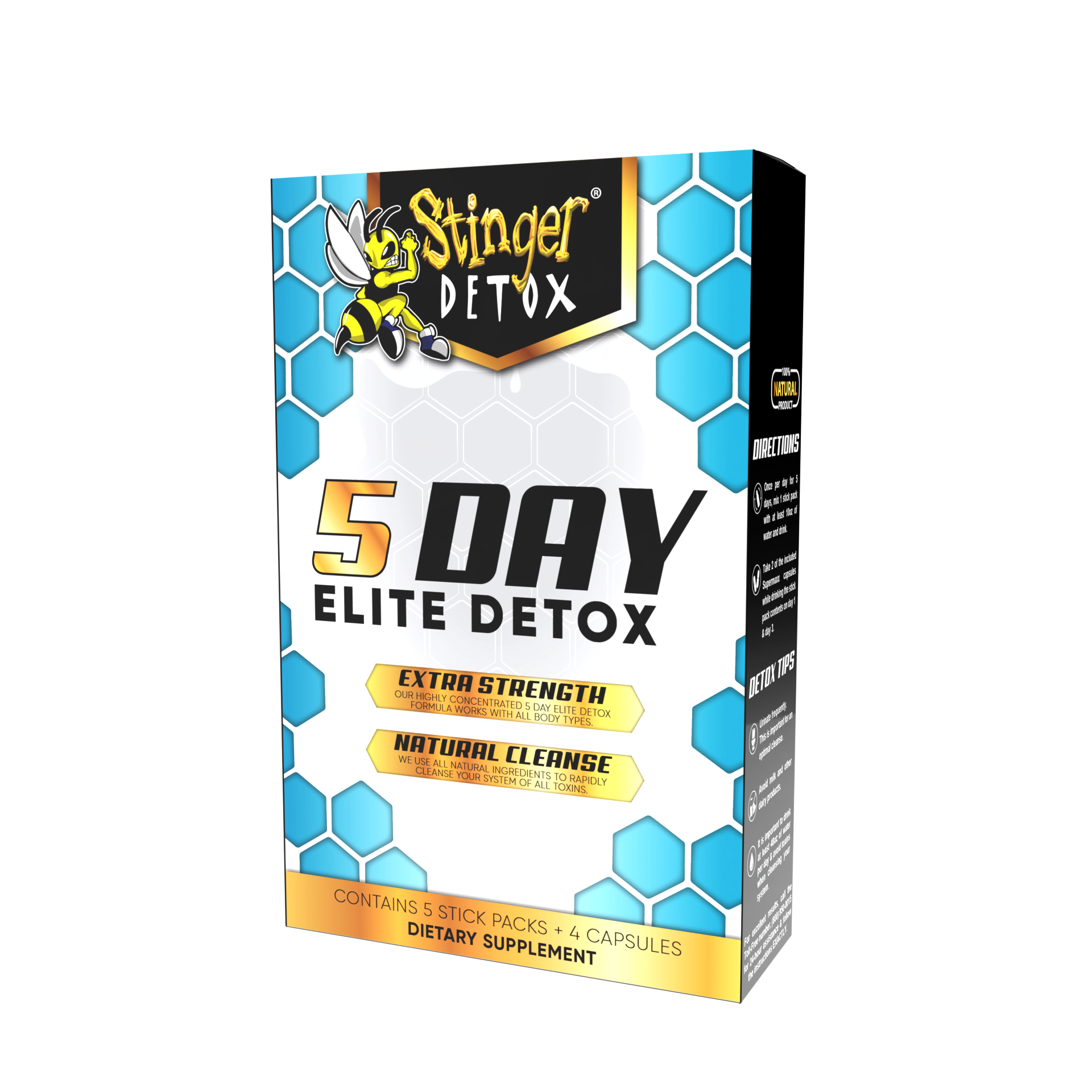 Stinger 5-Day Elite Detox | 5 Stick Packs - FREE