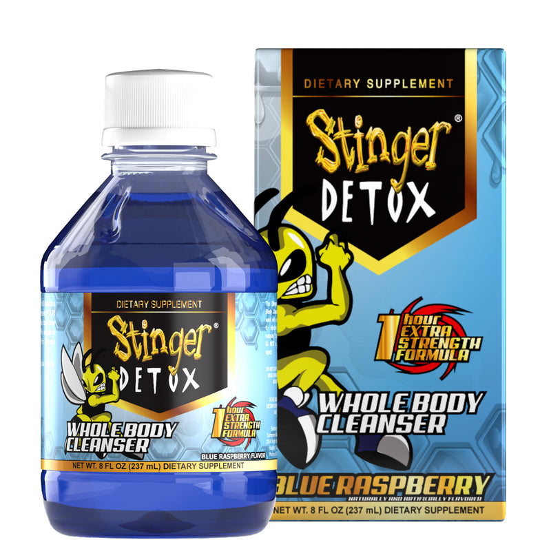 Stinger Whole Body Cleanser 1 Hr. | Blue Raspberry | 8 OZ