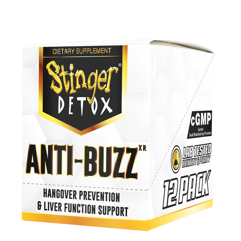 Stinger Anti-Buzz Hangover Prevention & Liver Function Support | 12 Card Pack