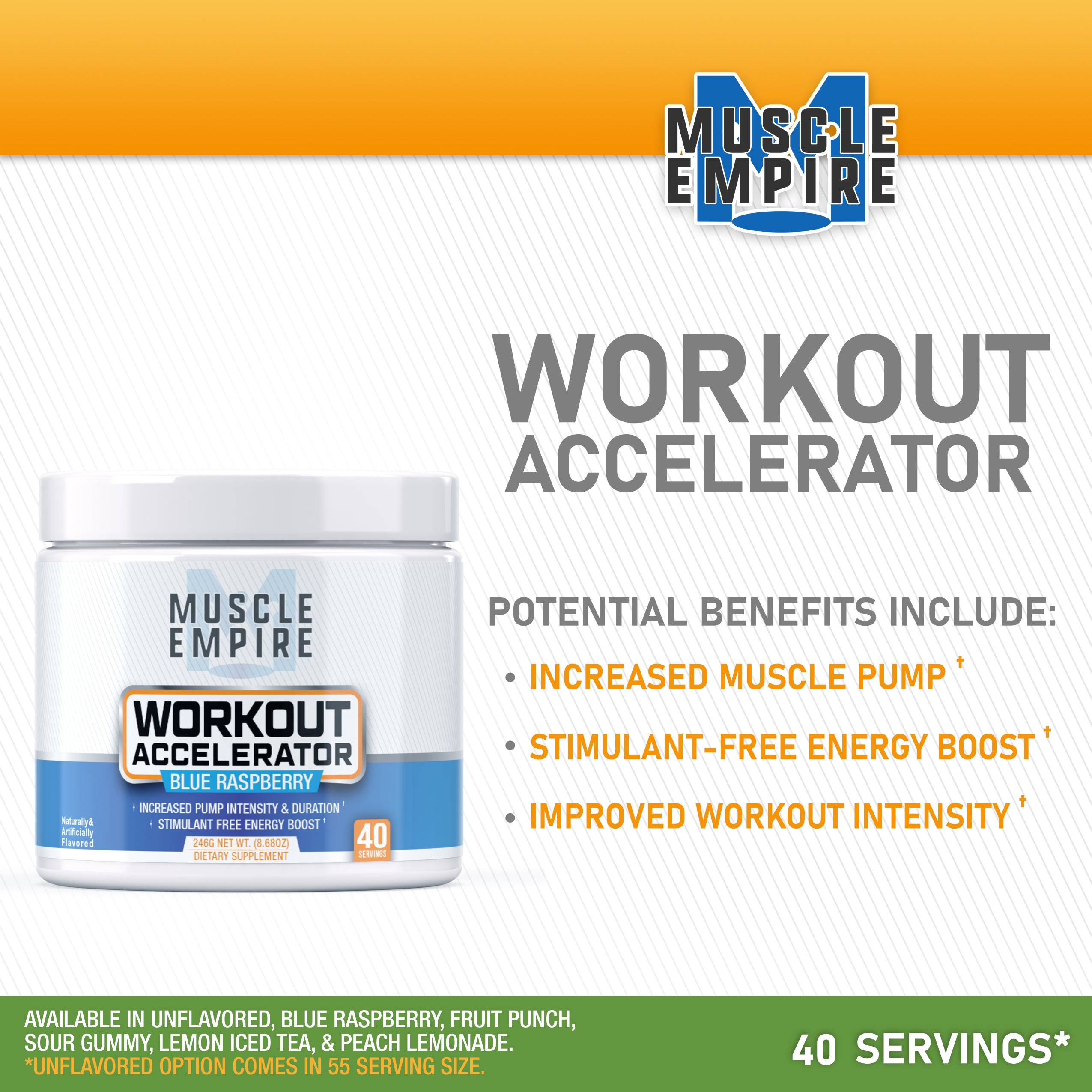 Workout Accelerator Powder | 6 Flavors